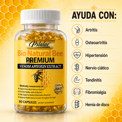 Cápsulas Naturales de Abeja | Suplemento Natural Para Aliviar Articulaciones